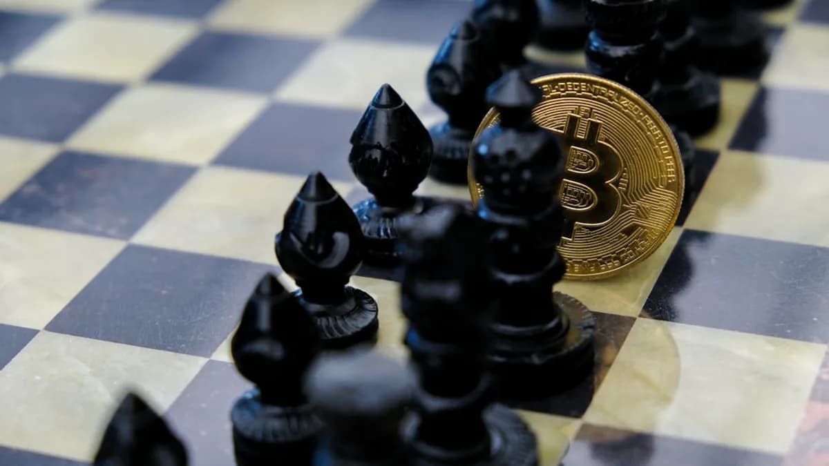 a chess board with pieces