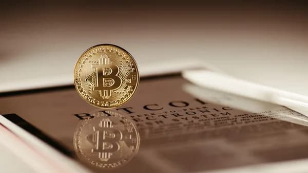 a coin on a book