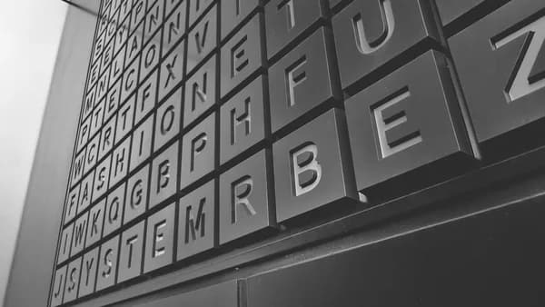 black and white photo of a calendar