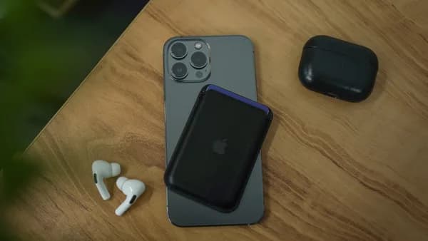 a cell phone and a game controller