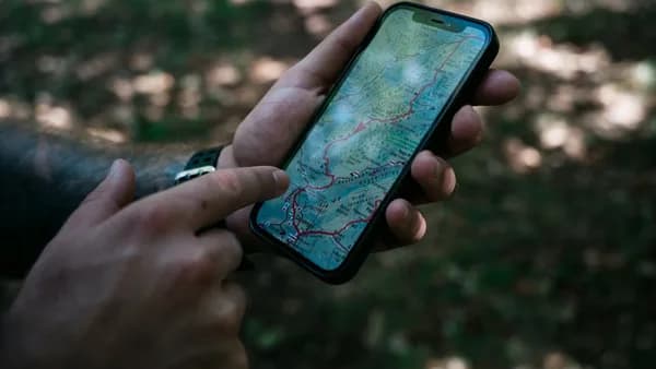 a person holding a cell phone