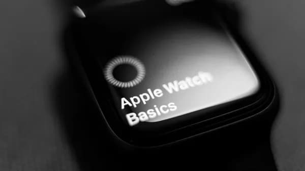 space gray Apple Watch