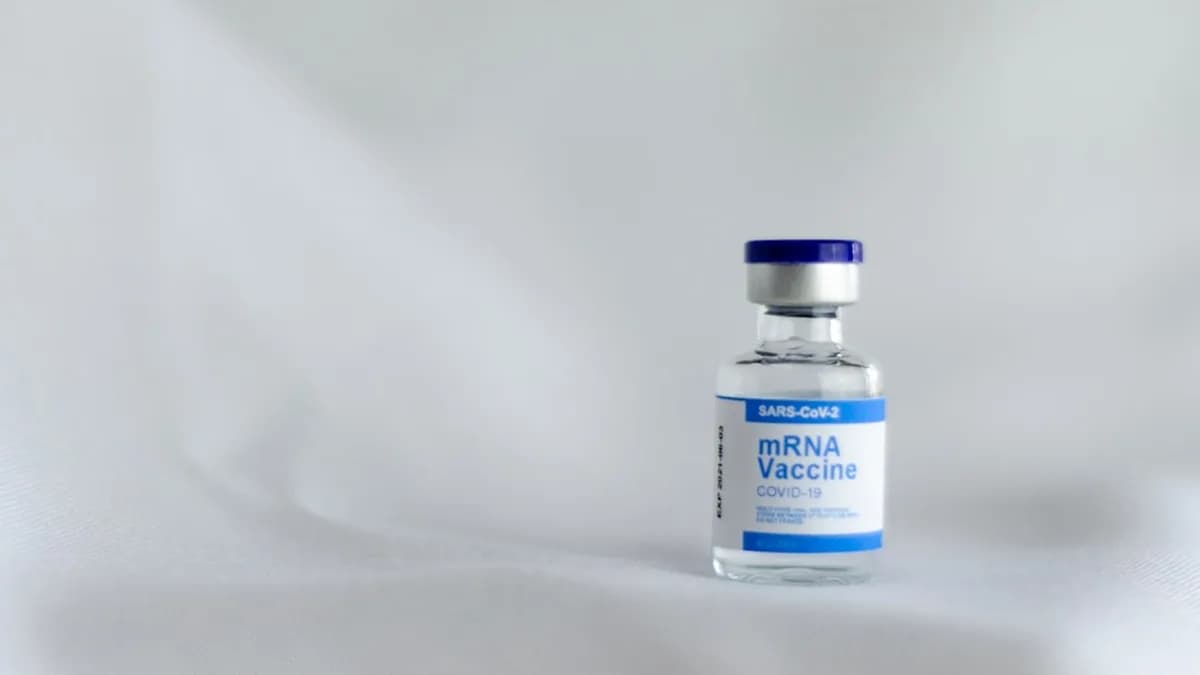 vitamin b 12 bottle on white textile