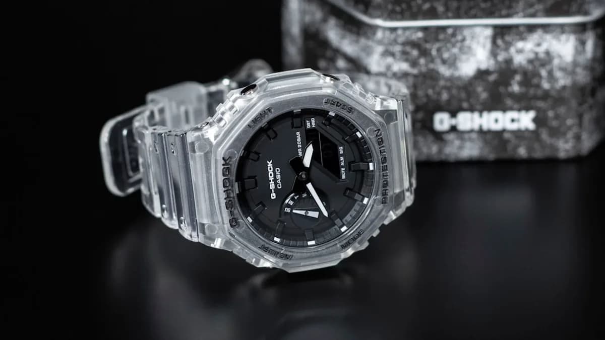 a close up of a watch on a table