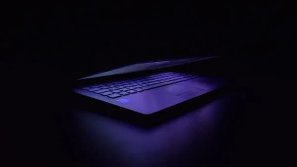 folded laptop