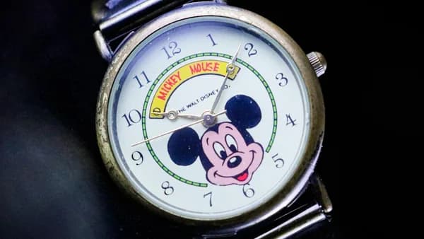 green and white analog watch