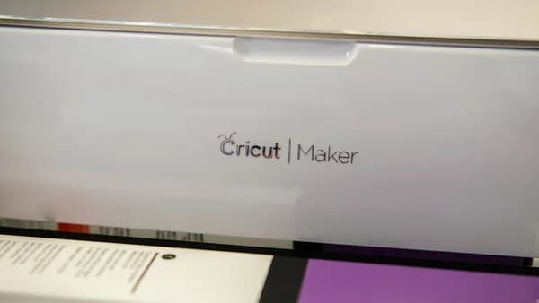 a close up of a computer screen with the word cricut maker on it