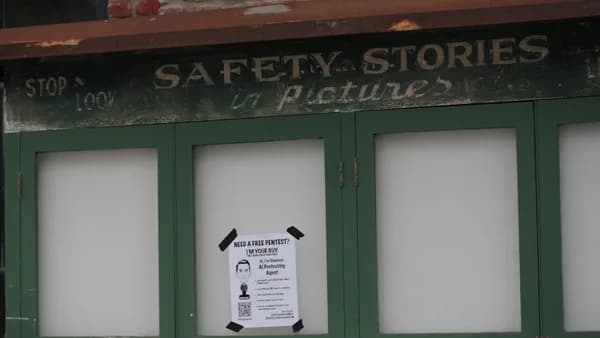 Safety stories in pictures sign