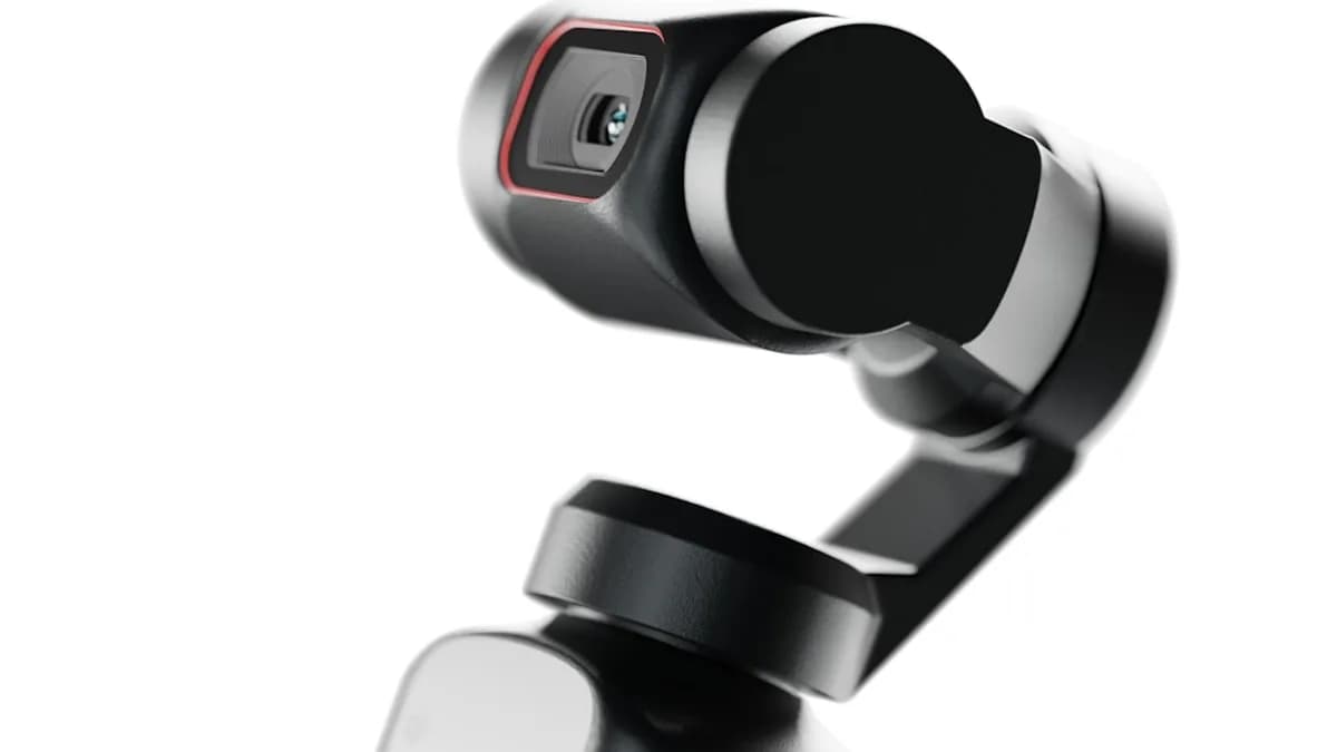 a close up of a camera attached to a cell phone