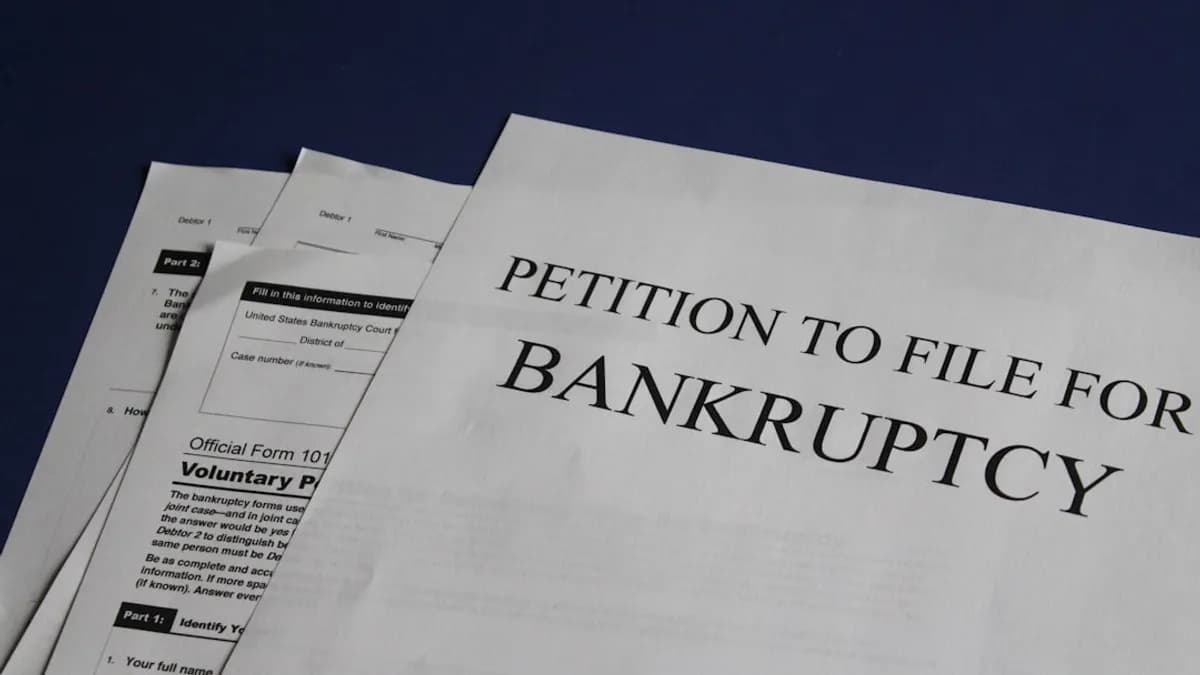 Petition to File For Bankruptcy