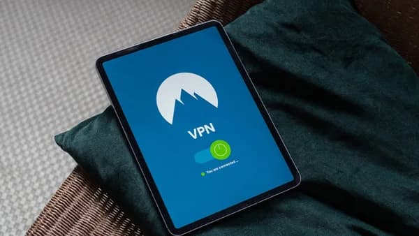 turned-on tablet computer screen