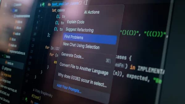 Computer screen displaying code with a context menu.