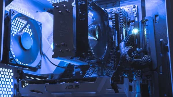 a close-up of a computer