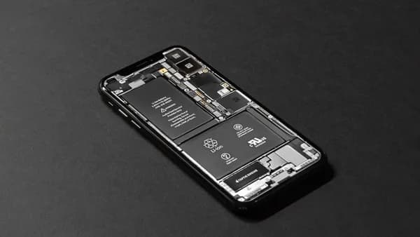 black smartphone