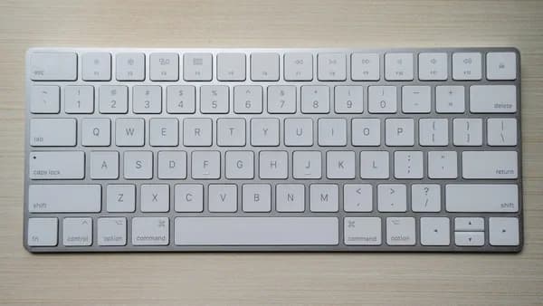 silver and white computer keyboard