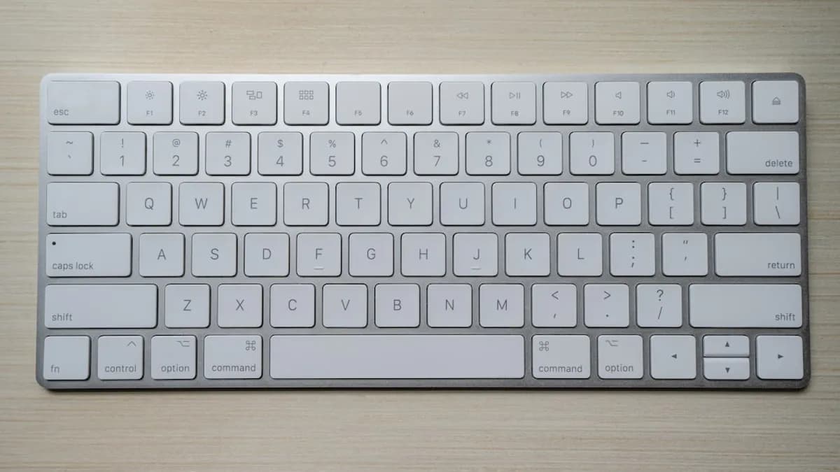 silver and white computer keyboard