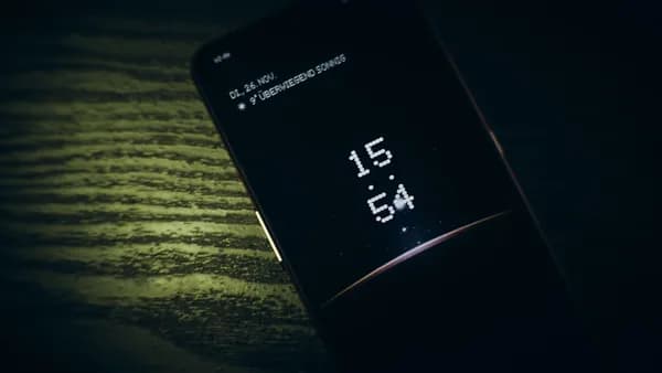 A cell phone sitting on top of a table