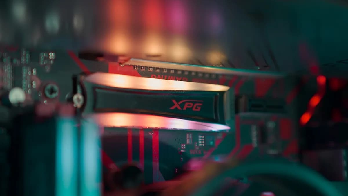 a close up view of a computer processor