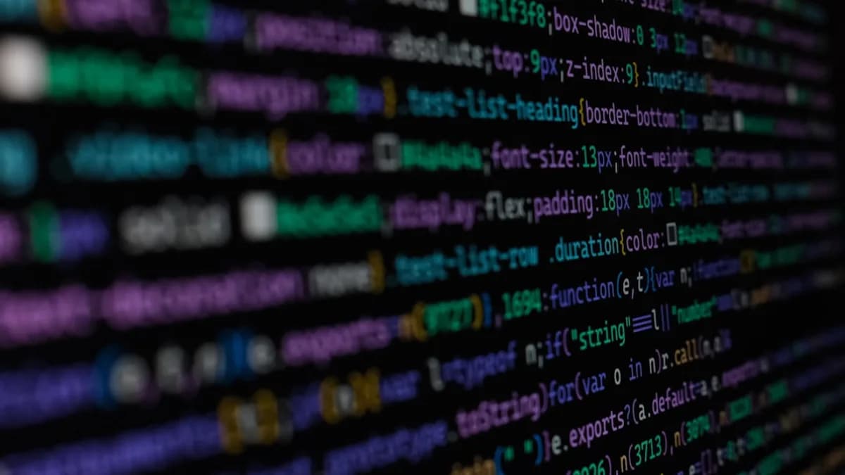 a computer screen with a lot of words on it