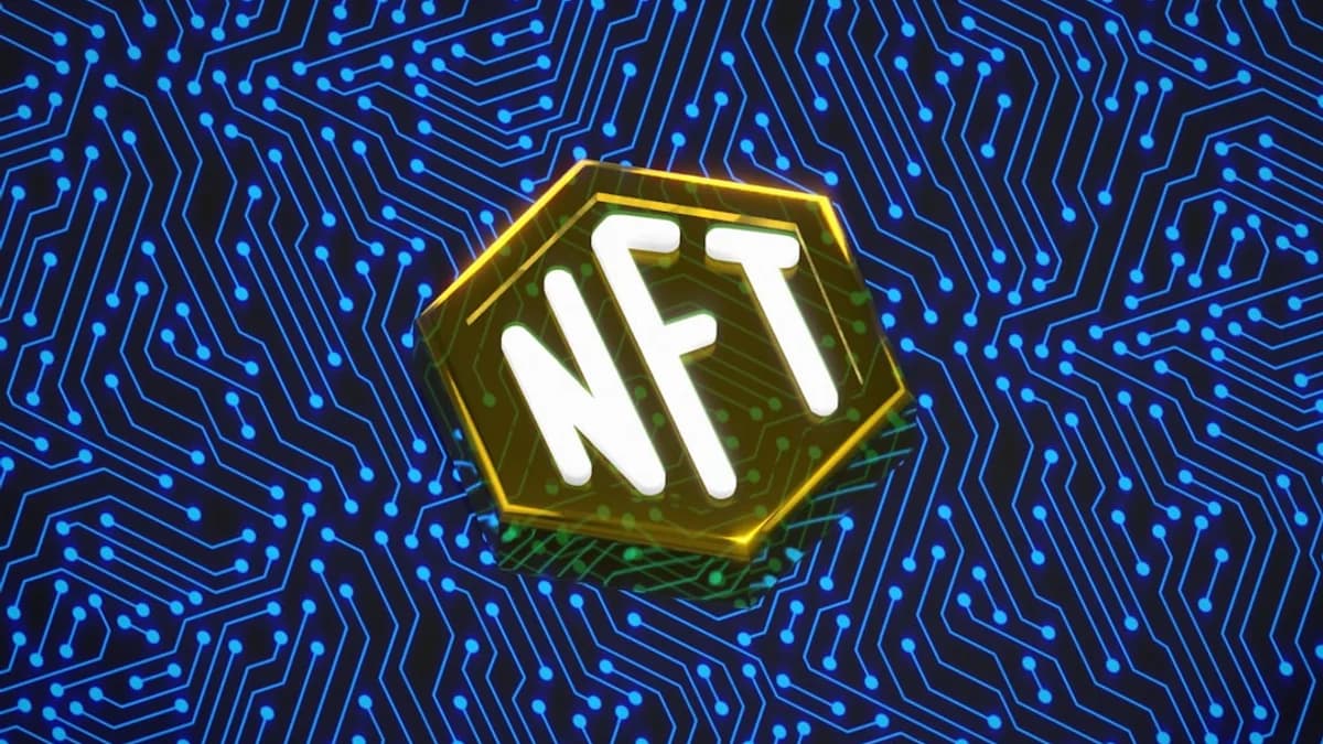 a logo with a blue background