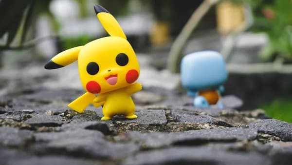 yellow and white pokemon character toy