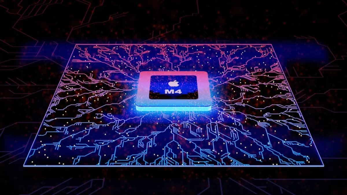 an image of an apple logo on a circuit board