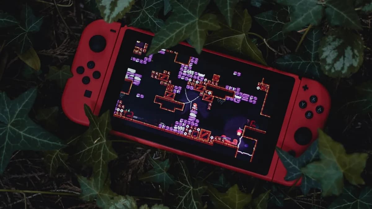 red and black nintendo switch