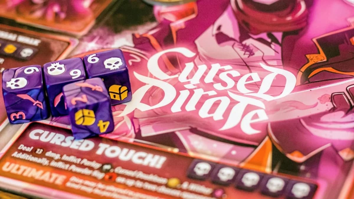 a close up of two dices on a board game
