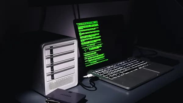 a laptop and a computer