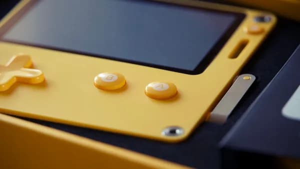 a close up of a game controller