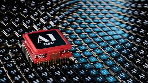 A micro processor sitting on top of a table