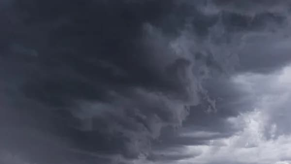 gray cloud formation