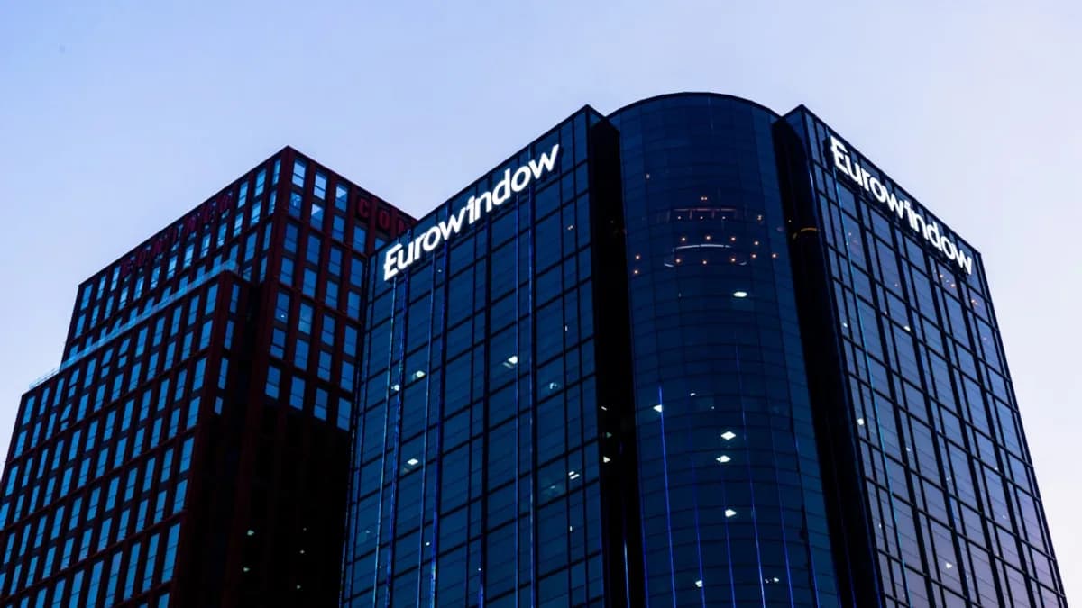 blue and black glass walled building