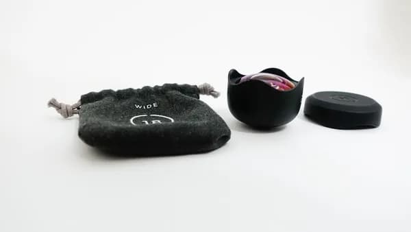 black plastic container