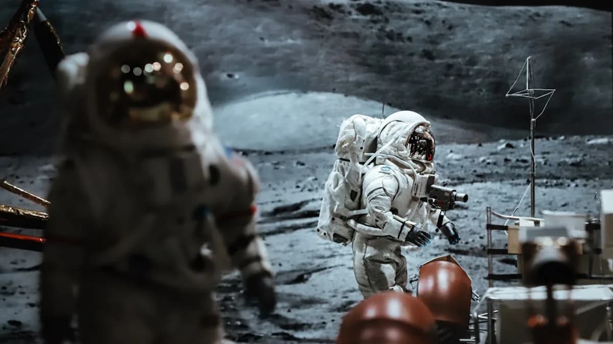 a few people in space suits