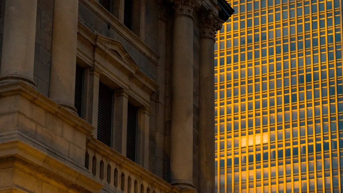 a large building with a clock on the front of it