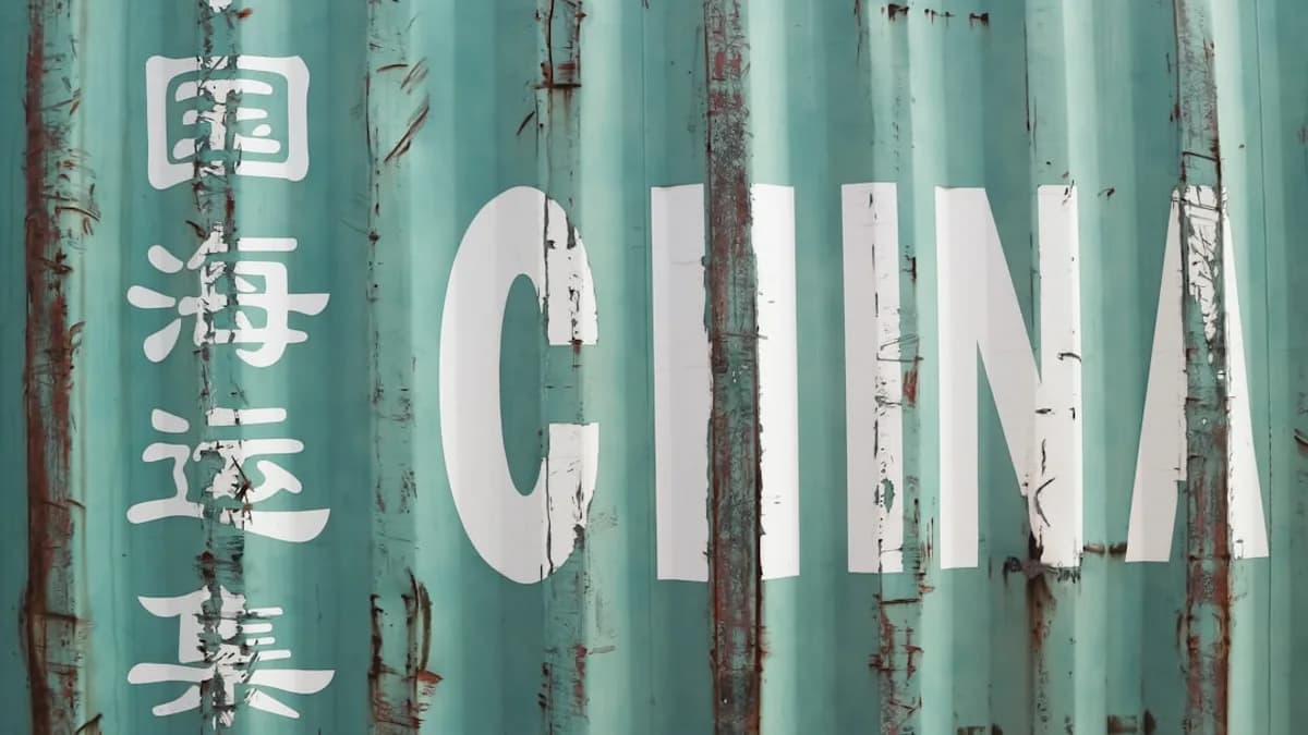 A close up of a metal container with writing on it