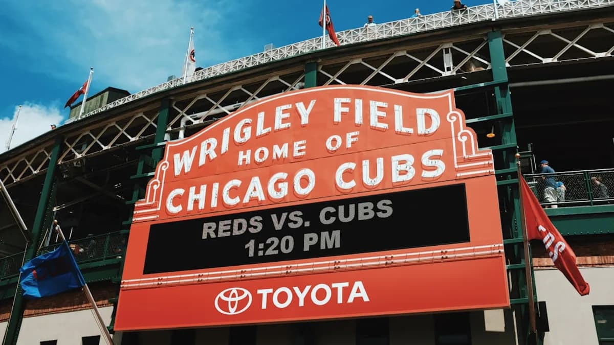 Wrigley Field Home of Chicago Cubs stadium