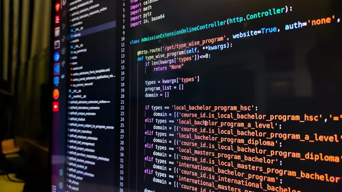 black flat screen computer monitor