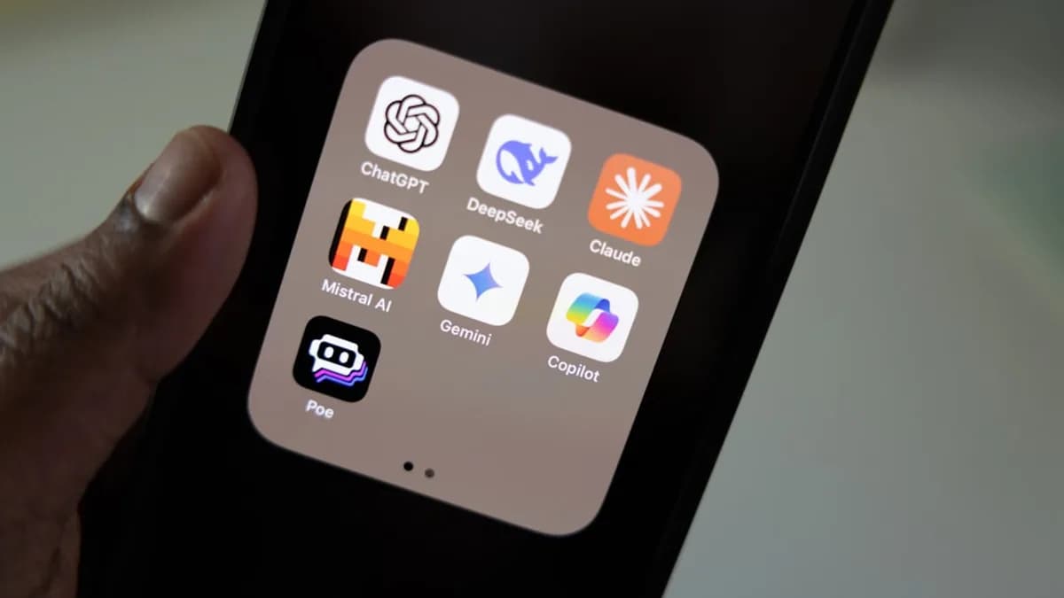 A person holding a smart phone in their hand