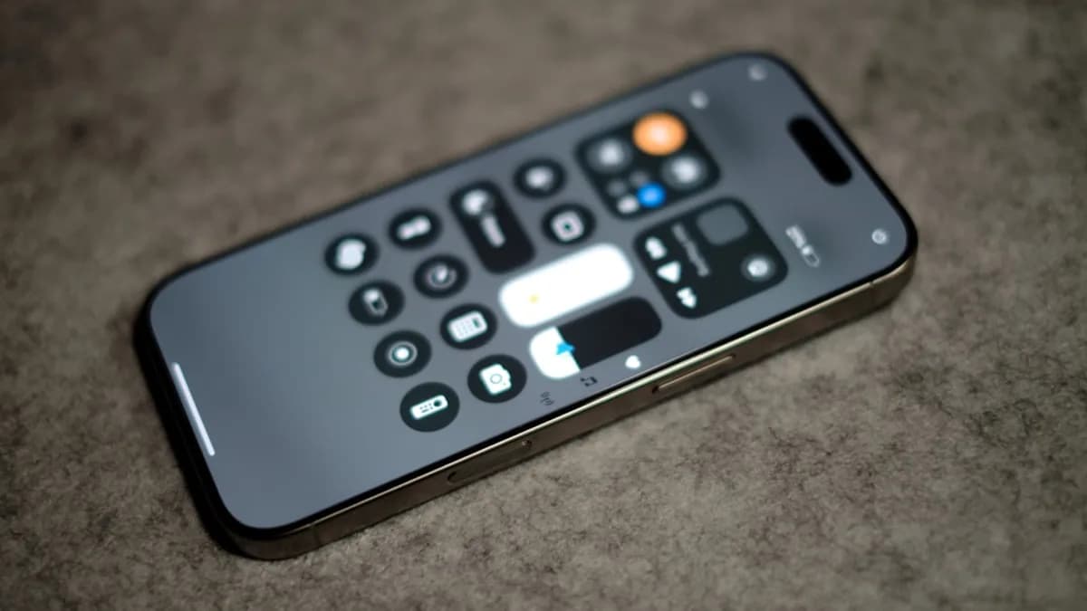 A close up of a remote control on a table
