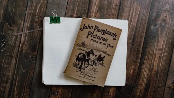 a book sitting on top of a wooden table