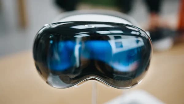 a pair of goggles sitting on top of a table