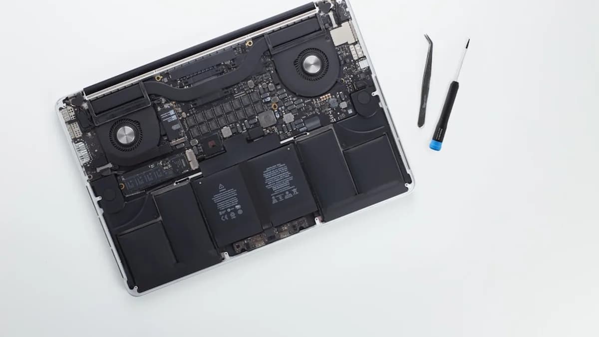 black electronic device