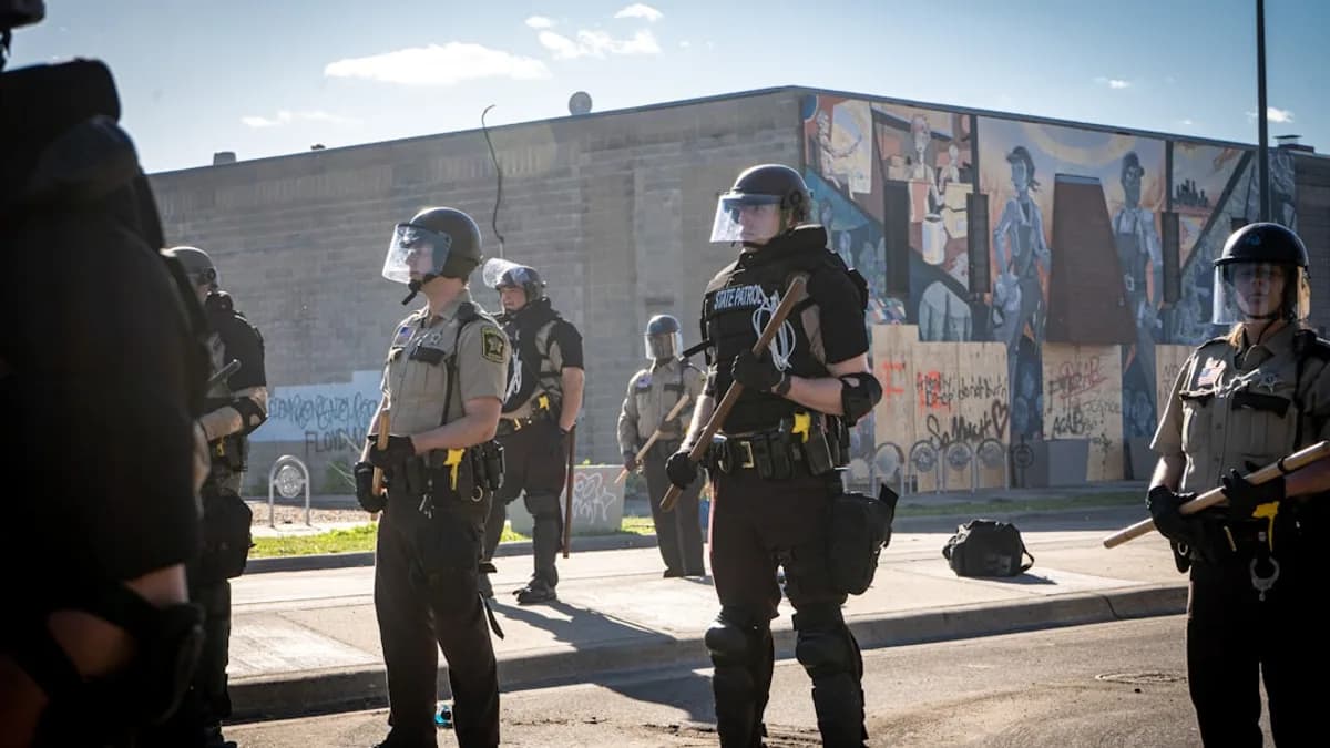 2 men in green and brown uniform standing on gray pavement during daytime