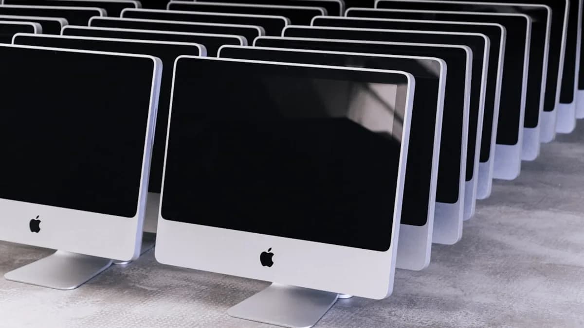 a couple of computer monitors