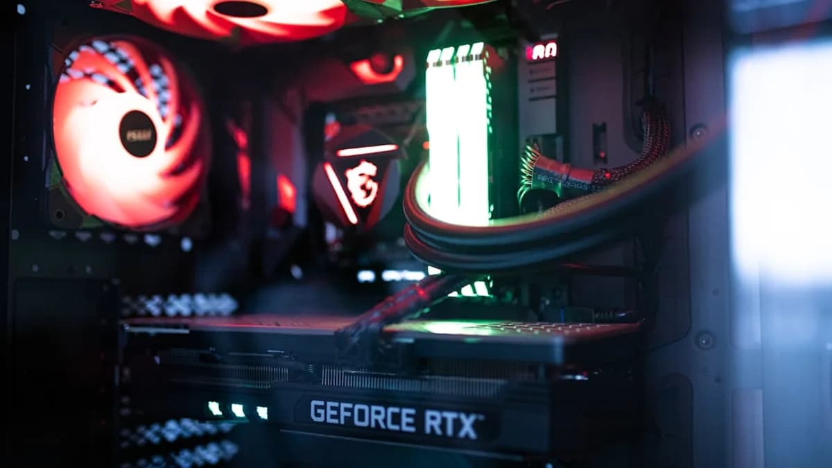 black and green digital device