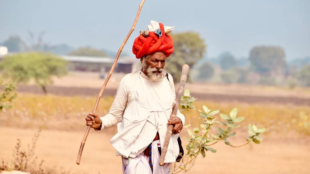 woman in white long sleeve shirt and white pants holding brown stick during daytime