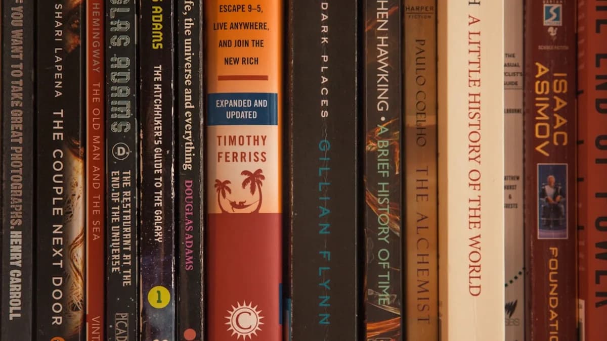 assorted-title books