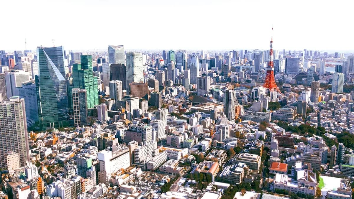 a city with many buildings